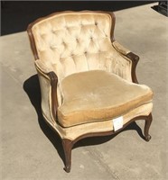 Victorian Arm Chair with Claw Feet