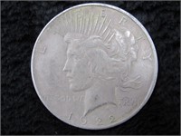 1922-D Silver Peace Dollar-