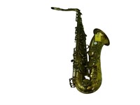 Selmer brass saxophone, with Mother of pearl