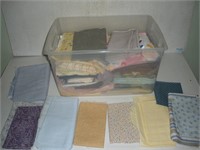 Assorted Fabric & Crafting Items