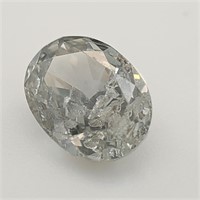 $8000  Rare Light Grey Diamond(~0.76ct)
