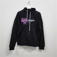 Hoodie Palm Angels Aspen Heart Sprayed Purple