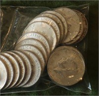 20 Kennedy Silver Half Dollars