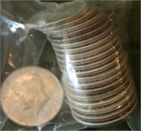 20 Kennedy Silver Half Dollars