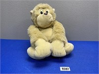 Plush Monkey  Golden Tan. 14" Tall