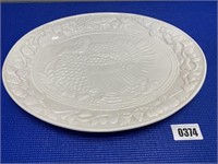 Oneida White Turkey Platter 13"x18"