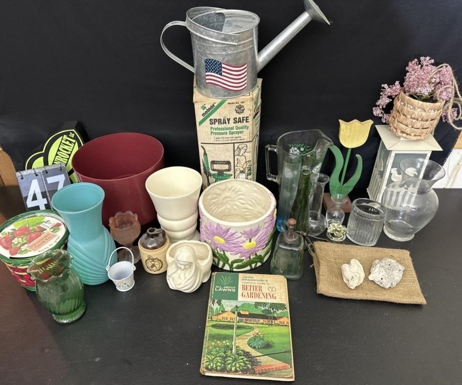 Flower Vase and Garden Lot