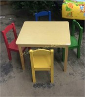 Toddler Desk with Chairs