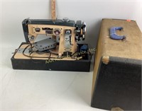 Retro Electro Grand Sewing Machine & Wooden