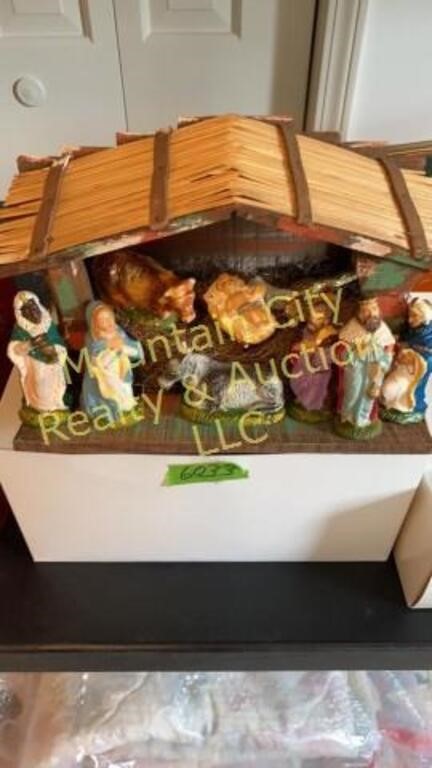 Christmas manger set-10 pieces