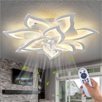 Modern Ceiling Fan with Light and Remote  32