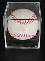 Autographed Kamron Loe Baseball