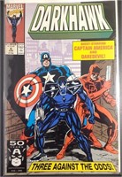 Darkhawk # 6 feat Capt America Daredevil - Marvel