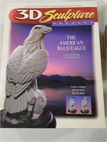3d sculpture American bald eagle Okay it did it