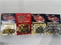 NASCAR collectibles 4 pcs