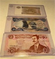 IRAQ AND MYANMAR CURRENCY