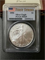 2006 First Strike Silver Eagle Dollar