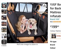 YJGF Back Seat Extender for Dogs,