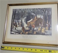 Currier & Ives Print