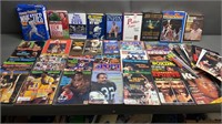 50pc Vtg Sports Books Magazines & Programs