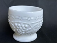 Imperial Milk Glass Footed Bowl