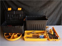Toolbox on Wheels with Tools