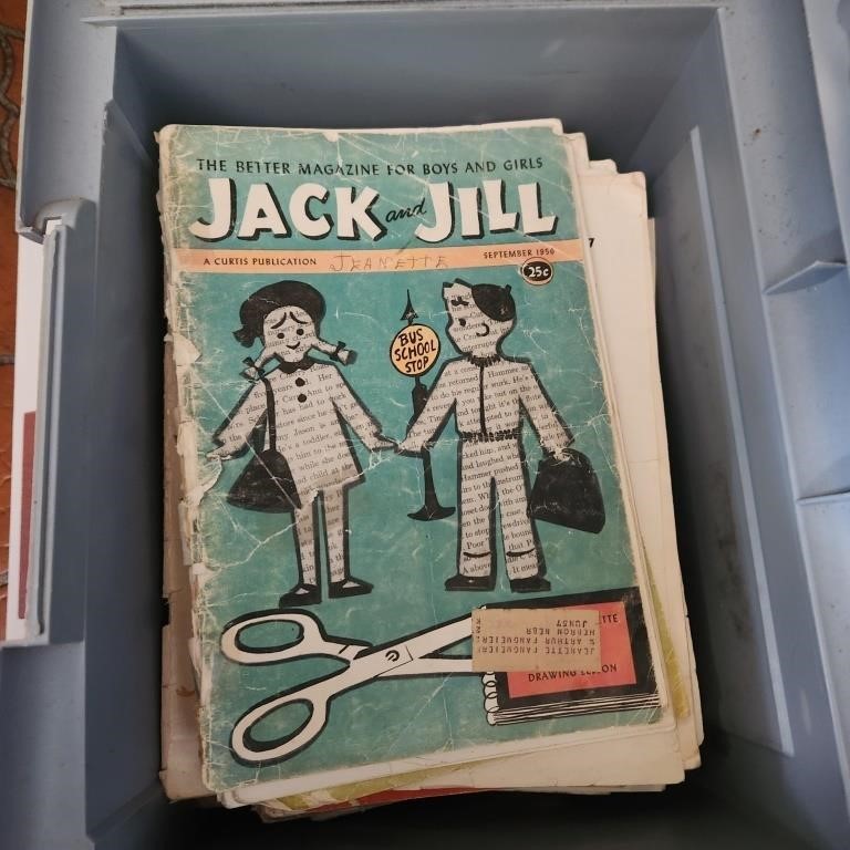 Vintage 1950s & 60s Jack & JIll Magazines and Rock