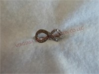 Infinity Ring ~ Marked ATI 925 CN ~Sterling Silver