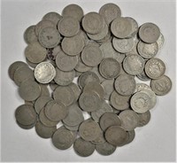 90 Original Liberty Head Nickels