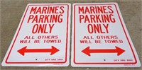 MARINES PARKING SIGNS