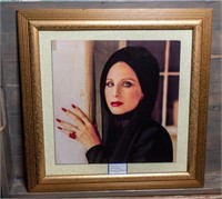 Barbara Streisand Framed Record Album and Cover