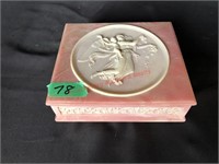 Incolay Stone Hand crafted Jewelry Box