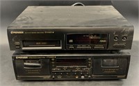 Lot of 2:  Pioneer PD-M403 multi-play CD player an