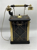Vintage telephone music box, secret decanter
