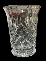 7.5 “ Lead Crystal Diamond Pattern Vase