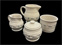 (4) Pc Longaberger Pottery