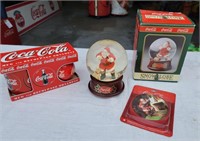Coca-Cola Snow Globe, Coasters & More