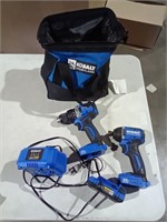 Kolbalt 1/4 In Brushless Impact Driver And 1/2 In