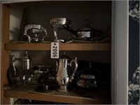 Silver plated service ware