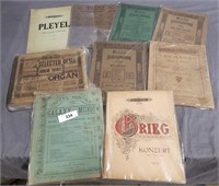 Group of Antique Sheet Music in Sleeves