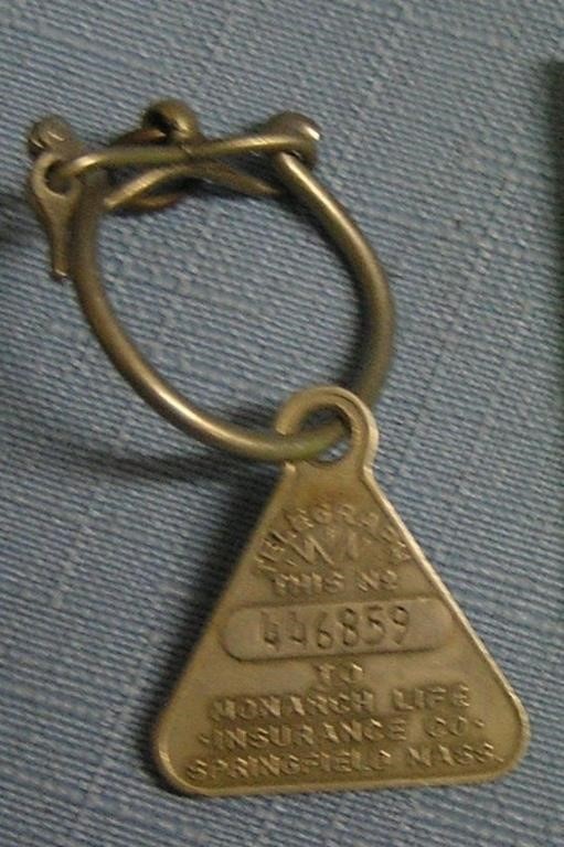 Early Monarch life insurance advertising watch FOB