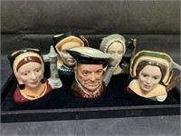 Royal Dalton Toby Character Mugs Miniture
