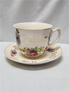Vintage Father's Day Cup & Saucer