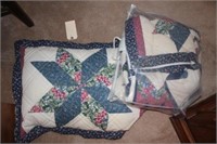 Store Bought Quilt & Pillow