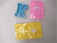 Lot of Various Kitchen Silicone Moulds