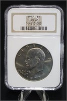 1977 MS65 Eisenhower Dollar Certified
