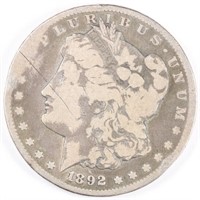 1892-CC Morgan Dollar