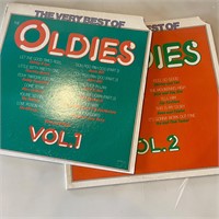 Oldies Very Best BOTH volumes pop rock vocal LP