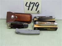 (4) Pocketknives - (2) Imperial By Schrade,