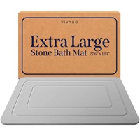 VIVAGO Diatomite Stone Bath Mat Large for Bathroo